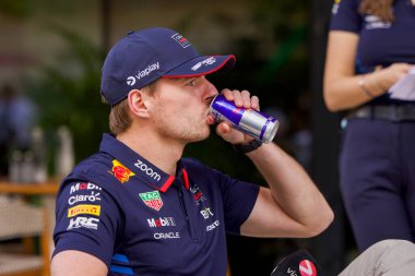 Katar GP F1 2024, 30 Kasım 2024, Losail, Katar - Formula 1, Red Bull için Max Verstappen sürücüsü