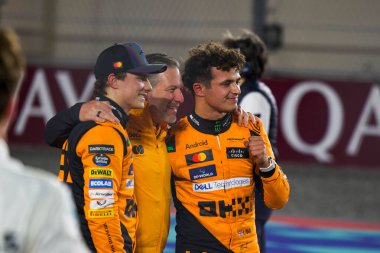 Katar GP F1 2024, 1 Aralık 2024, Losail, Katar - McLaren Formula 1 Norris sürücüsü