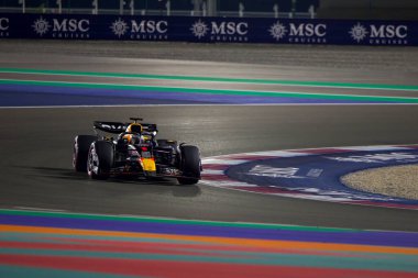Katar GP F1 2024, 1 Aralık 2024, Losail, Katar - Formula 1 Red Bull için Max Verstappen sürücüsü