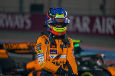 Katar GP F1 2024, 1 Aralık 2024, Losail, Katar - McLaren için Formula 1 Oscar Piastri sürücüsü