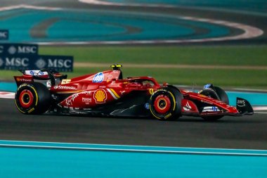 Abu Dabi GP F1 2024, 7 Aralık 2024, Yas Marina, Abu Dabi - Ferrari Formula 1 Carlos Sainz sürücüsü