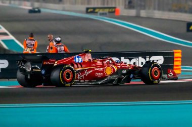 Abu Dabi GP F1 2024, 7 Aralık 2024, Yas Marina, Abu Dabi - Ferrari Formula 1 Carlos Sainz sürücüsü