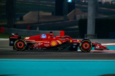 Abu Dabi GP F1 2024, 7 Aralık 2024, Yas Marina, Abu Dabi - Ferrari Formula 1 Charles Leclerc sürücüsü