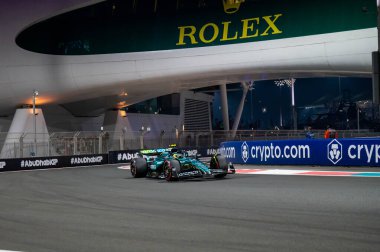 Abu Dhabi GP F1 2024, 7 Aralık 2024, Yas Marina, Abu Dabi - Aston Martin 'in Formula 1 Fernando Alonso sürücüsü