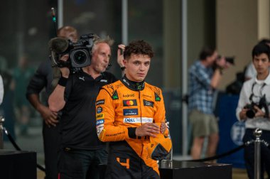 Abu Dabi GP F1 2024, 7 Aralık 2024, Yas Marina, Abu Dabi - McLaren için Formula 1 Lando Norris sürücüsü