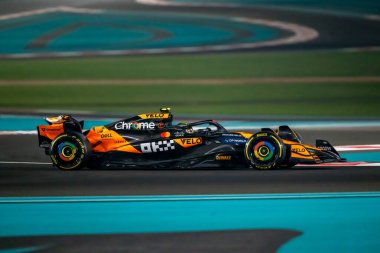 Abu Dabi GP F1 2024, 7 Aralık 2024, Yas Marina, Abu Dabi - McLaren için Formula 1 Lando Norris sürücüsü