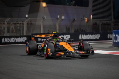Abu Dabi GP F1 2024, 7 Aralık 2024, Yas Marina, Abu Dabi - McLaren için Formula 1 Lando Norris sürücüsü