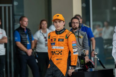 Abu Dabi GP F1 2024, 7 Aralık 2024, Yas Marina, Abu Dabi - McLaren Formula 1 Oscar Piastri sürücüsü