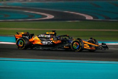 Abu Dabi GP F1 2024, 7 Aralık 2024, Yas Marina, Abu Dabi - McLaren Formula 1 Oscar Piastri sürücüsü