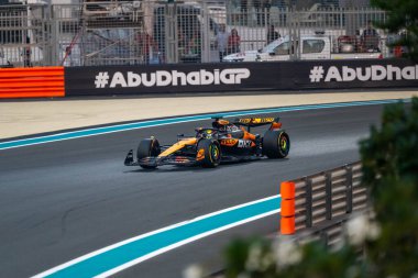 Abu Dabi GP F1 2024, 7 Aralık 2024, Yas Marina, Abu Dabi - McLaren Formula 1 Oscar Piastri sürücüsü