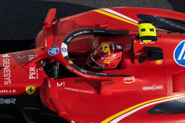 Abu Dabi GP F1 2024, 7 Aralık 2024, Yas Marina, Abu Dabi - Ferrari Formula 1 Carlos Sainz sürücüsü