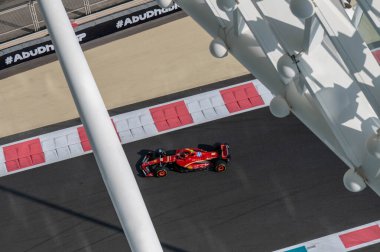 Abu Dabi GP F1 2024, 7 Aralık 2024, Yas Marina, Abu Dabi - Ferrari Formula 1 Carlos Sainz sürücüsü