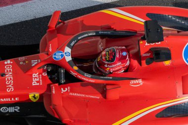 Abu Dabi GP F1 2024, 7 Aralık 2024, Yas Marina, Abu Dabi - Ferrari Formula 1 Charles Leclerc sürücüsü