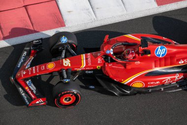 Abu Dabi GP F1 2024, 7 Aralık 2024, Yas Marina, Abu Dabi - Ferrari Formula 1 Charles Leclerc sürücüsü