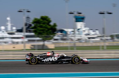 Abu Dabi GP F1 2024, 7 Aralık 2024, Yas Marina, Abu Dabi - Haas 'ın Formula 1 pilotu Kevin Magnussen