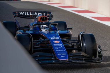 Abu Dabi GP F1 2024 10 Aralık 2024 tarihinde Yas Marina, Abu Dabi 'de - Formula 1 Carlos Sainz Williams sürücüsü