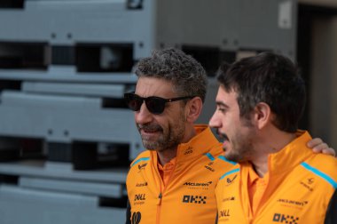 Abu Dabi GP F1 2024 10 Aralık 2024 tarihinde Yas Marina, Abu Dabi - Formula 1 Andrea Stella McLaren