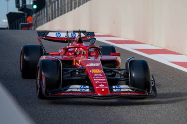 Abu Dabi GP F1 2024, 10 Aralık 2024, Yas Marina, Abu Dabi - Ferrari Formula 1 Charles Leclerc sürücüsü