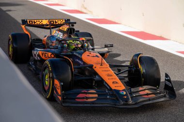 Abu Dabi GP F1 2024, 10 Aralık 2024, Yas Marina, Abu Dabi - McLaren için Formula 1 Lando Norris sürücüsü