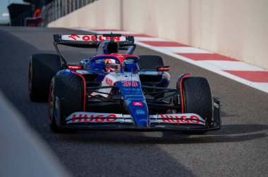 Abu Dabi GP F1 2024 10 Aralık 2024 Yas Marina, Abu Dabi - Formula 1 Liam Lawson Yarış Bulls sürücüsü