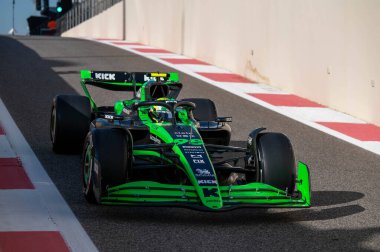 Abu Dabi GP F1 2024, 10 Aralık 2024, Yas Marina, Abu Dabi - Sauber 'in Formula 1 Gabriel Bortoleto sürücüsü