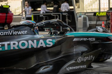 Abu Dabi GP GP GP F1 2024, 10 Aralık 2024, Yas Marina, Abu Dabi - Mercedes için Formula 1 Kimi Antonelli