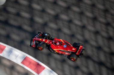 Abu Dabi GP GP GP F1 2024 'ü 10 Aralık 2024' te Yas Marina, Abu Dabi 'de test edin - Ferrari Formula 1 Antonio Fuoco sürücüsü