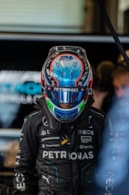 Abu Dabi GP GP GP F1 2024, 10 Aralık 2024, Yas Marina, Abu Dabi - Mercedes için Formula 1 Kimi Antonelli