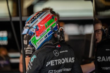 Abu Dabi GP GP GP F1 2024, 10 Aralık 2024, Yas Marina, Abu Dabi - Mercedes için Formula 1 Kimi Antonelli