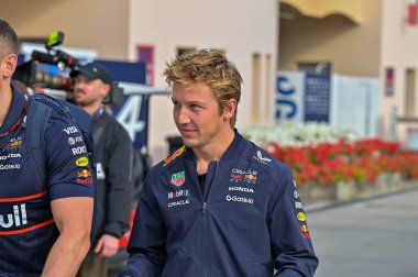 Bahreyn GP GP F1 2025, 27 Şubat 2025, Sakhir, Bahreyn - Formula 1 Yarışçı Bulls sürücüsü Liam Lawson