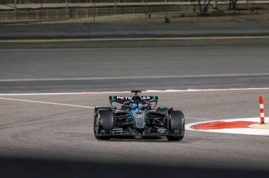 Bahreyn GP GP F1 2025, 27 Şubat 2025, Sakhir, Bahreyn - Mercedes sürücüsü George Russell
