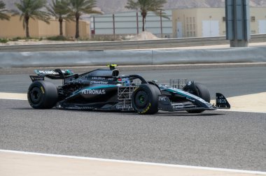 Bahreyn GP GP F1 2025, 27 Şubat 2025, Sakhir, Bahreyn - Mercedes için Formula 1 Kimi Antonelli sürücüsü