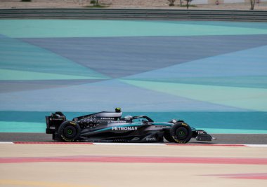 Bahreyn GP GP F1 2025, 27 Şubat 2025, Sakhir, Bahreyn - Mercedes için Formula 1 Kimi Antonelli sürücüsü