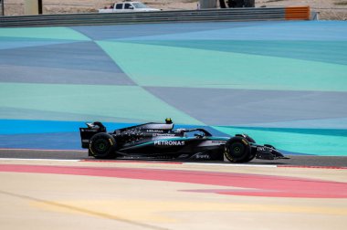 Bahreyn GP GP F1 2025, 27 Şubat 2025, Sakhir, Bahreyn - Mercedes için Formula 1 Kimi Antonelli sürücüsü