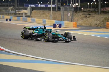 Bahreyn GP GP F1 2025, 27 Şubat 2025, Sakhir, Bahreyn - Aston Martin için Formula 1 Lance Stroll sürücüsü