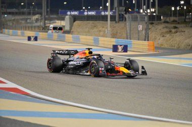 Bahreyn GP GP F1 2025, 27 Şubat 2025, Sakhir, Bahreyn - Red Bull için Formula 1 Max Verstappen sürücüsü