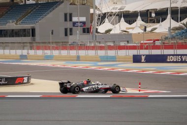 Bahreyn GP GP F1 2025, 27 Şubat 2025, Sakhir, Bahreyn - Haas için Formula 1 Oliver Bearman sürücüsü