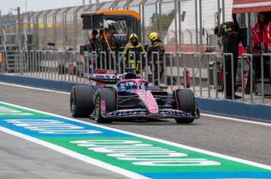 Bahreyn GP GP F1 2025, 27 Şubat 2025, Sakhir, Bahreyn - Formula 1 Alp sürücüsü Pierre Gasly