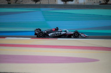 Bahreyn GP GP F1 2025, 28 Şubat 2025, Sakhir, Bahreyn - Haas için Formula 1 Esteban Ocon sürücüsü