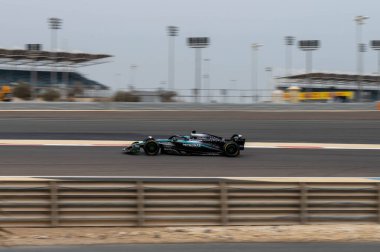 Bahreyn GP GP F1 2025, 28 Şubat 2025, Sakhir, Bahreyn - Mercedes sürücüsü George Russell
