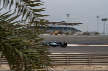 Bahreyn GP GP F1 2025, 28 Şubat 2025, Sakhir, Bahreyn - Mercedes sürücüsü George Russell