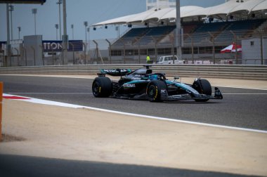 Bahreyn GP GP F1 2025, 28 Şubat 2025, Sakhir, Bahreyn - Mercedes sürücüsü George Russell