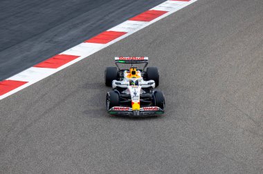 Bahreyn GP GP F1 2025, 28 Şubat 2025, Sakhir, Bahreyn - Yarış Boğaları için Formula 1 Hadjar sürücüsü