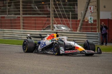 Bahreyn GP GP F1 2025, 28 Şubat 2025, Sakhir, Bahreyn - Yarış Boğaları için Formula 1 Hadjar sürücüsü