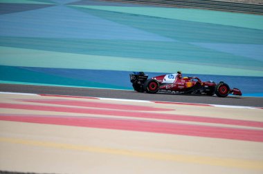 Bahreyn GP F1 2025, 28 Şubat 2025, Sakhir, Bahreyn - Ferrari Formula 1 Lewis Hamilton sürücüsü