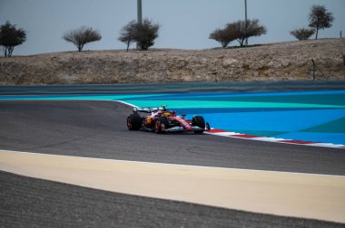 Bahreyn GP F1 2025, 28 Şubat 2025, Sakhir, Bahreyn - Ferrari Formula 1 Lewis Hamilton sürücüsü