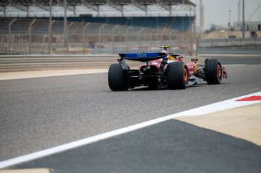 Bahreyn GP F1 2025, 28 Şubat 2025, Sakhir, Bahreyn - Ferrari Formula 1 Lewis Hamilton sürücüsü