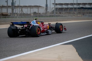 Bahreyn GP F1 2025, 28 Şubat 2025, Sakhir, Bahreyn - Ferrari Formula 1 Lewis Hamilton sürücüsü