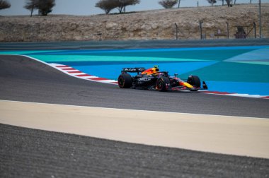 Bahreyn GP GP F1 2025, 28 Şubat 2025, Sakhir, Bahreyn - Formula 1 Yarışçı Bulls sürücüsü Liam Lawson