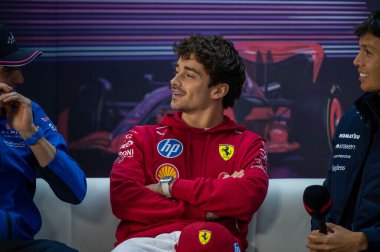 Bahreyn GP F1 2025, 28 Şubat 2025, Sakhir, Bahreyn - Ferrari Formula 1 Charles Leclerc sürücüsü